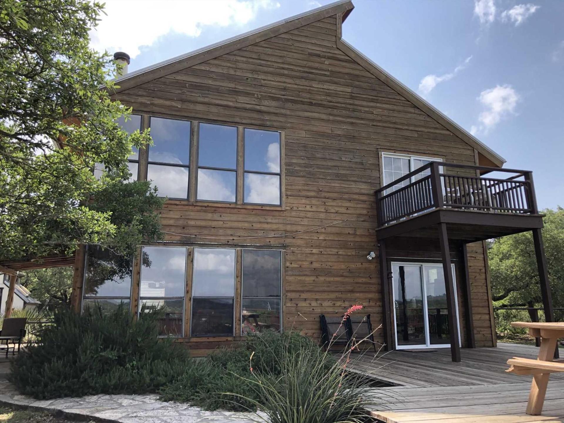 מלון Pipe Creek Rockin' B Ranch Bluff House מראה חיצוני תמונה